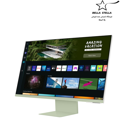 مانیتور UHD smart monitor m8 ‏32 اینچ دارای تجربه Smart TV و طراحی باریک مثال‌زدنی