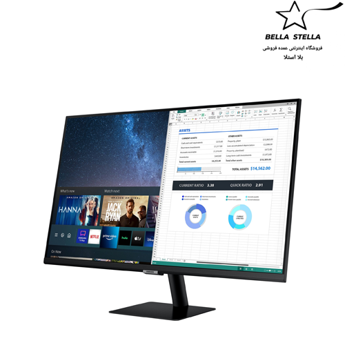 مانیتور هوشمند 32 اینچی UHD با اتصال تلفن همراه و برنامه‌های Smart TV