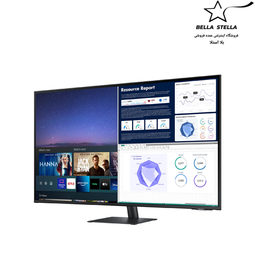 نمایشگر هوشمند 43 اینچی با برنامه‌های Smart TV و UHD‏